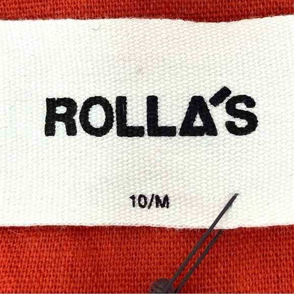 Rolla's Dallas Linen Vest Blood Orange REVOLVE-NORDSTROM-FREE PEOPLE Sold Out - Picture 5 of 11